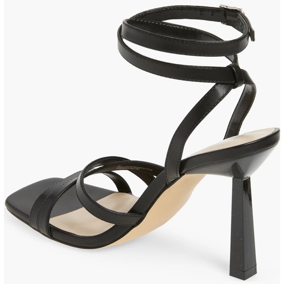 Nordstrom Black Strappy Heels/Heeled Sandals - Picture 3 of 10